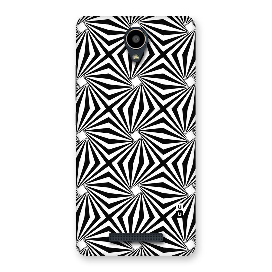 Monochromatic Swirls Back Case for Redmi Note 2