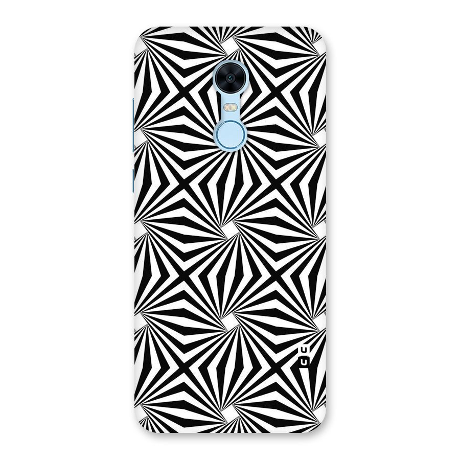 Monochromatic Swirls Back Case for Redmi Note 5
