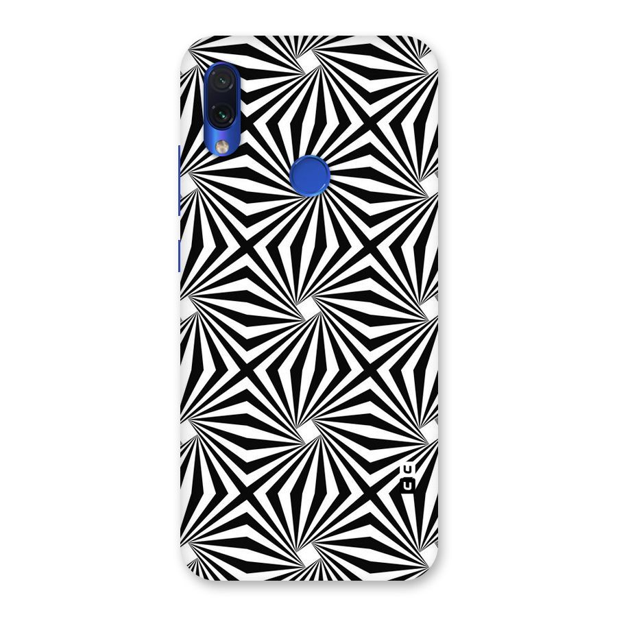 Monochromatic Swirls Back Case for Redmi Note 7