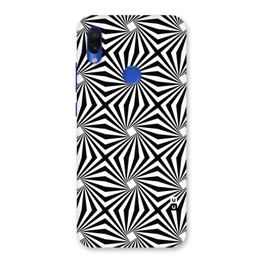 Monochromatic Swirls Back Case for Redmi Note 7S