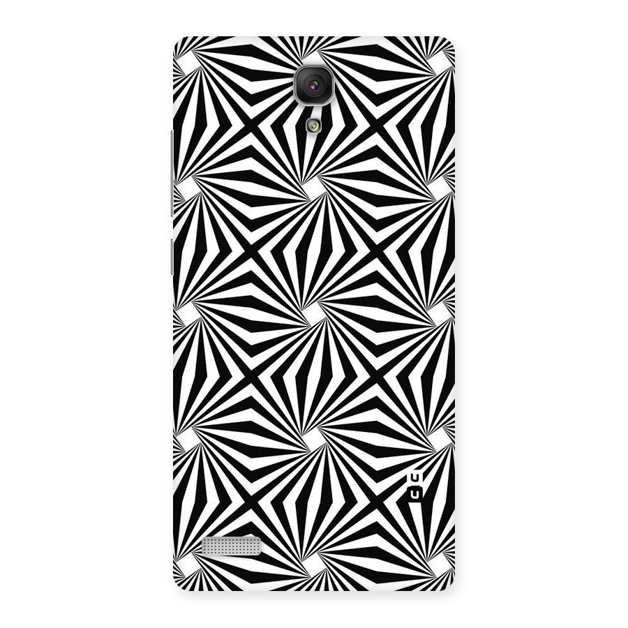 Monochromatic Swirls Back Case for Redmi Note Prime