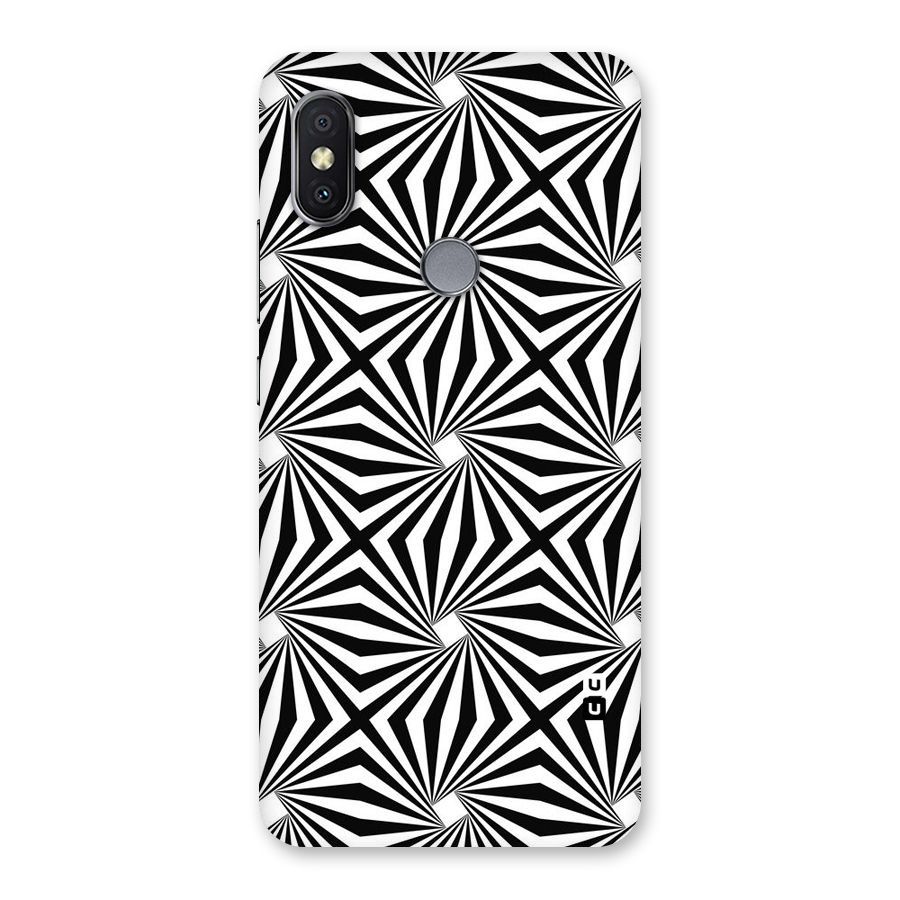Monochromatic Swirls Back Case for Redmi Y2