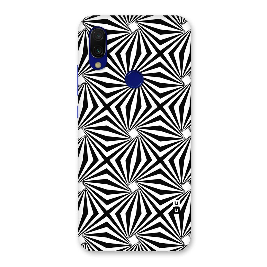 Monochromatic Swirls Back Case for Redmi Y3