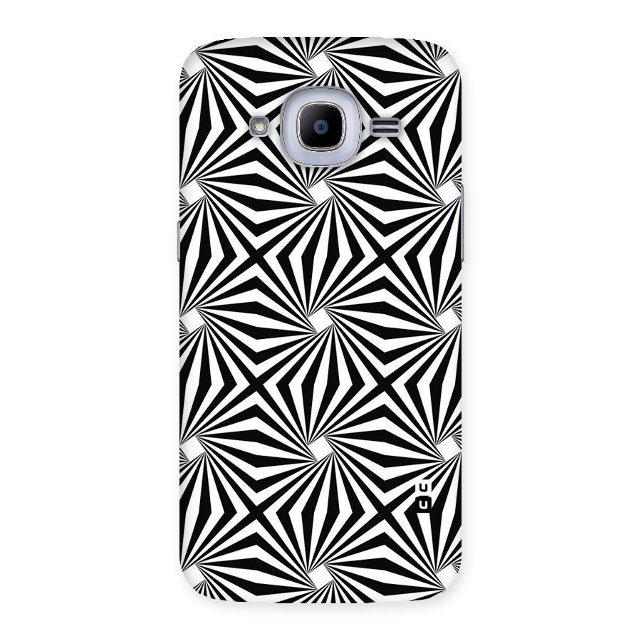 Monochromatic Swirls Back Case for Samsung Galaxy J2 2016