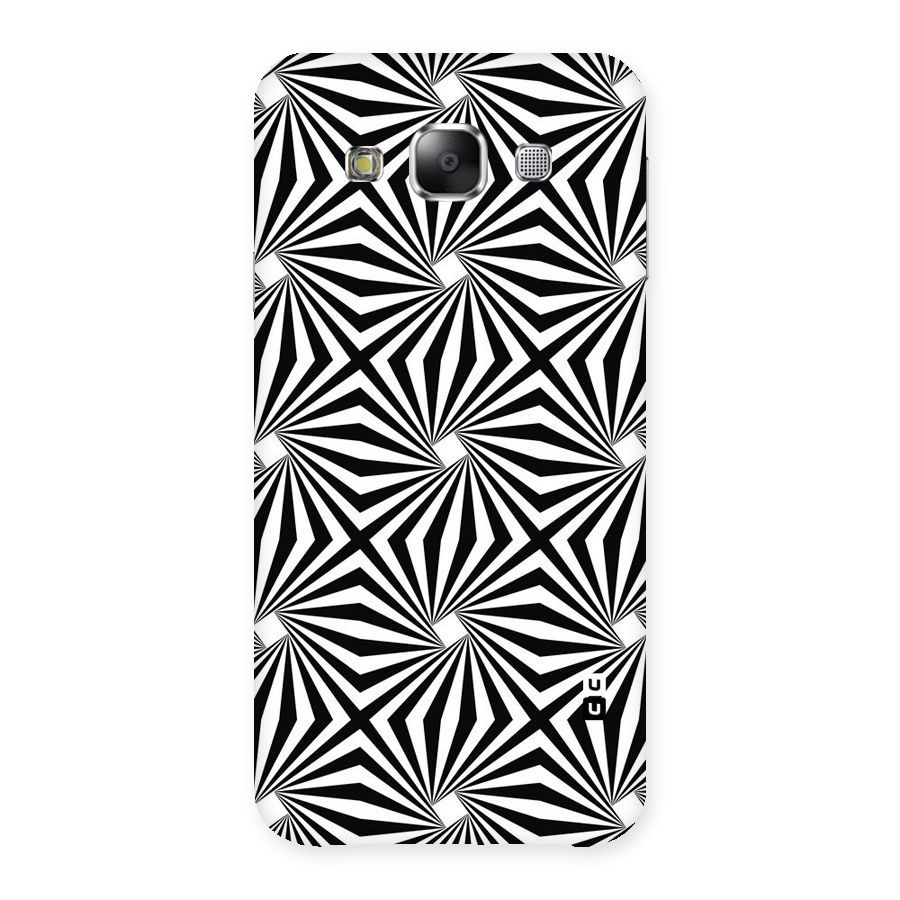 Monochromatic Swirls Back Case for Samsung Galaxy E5