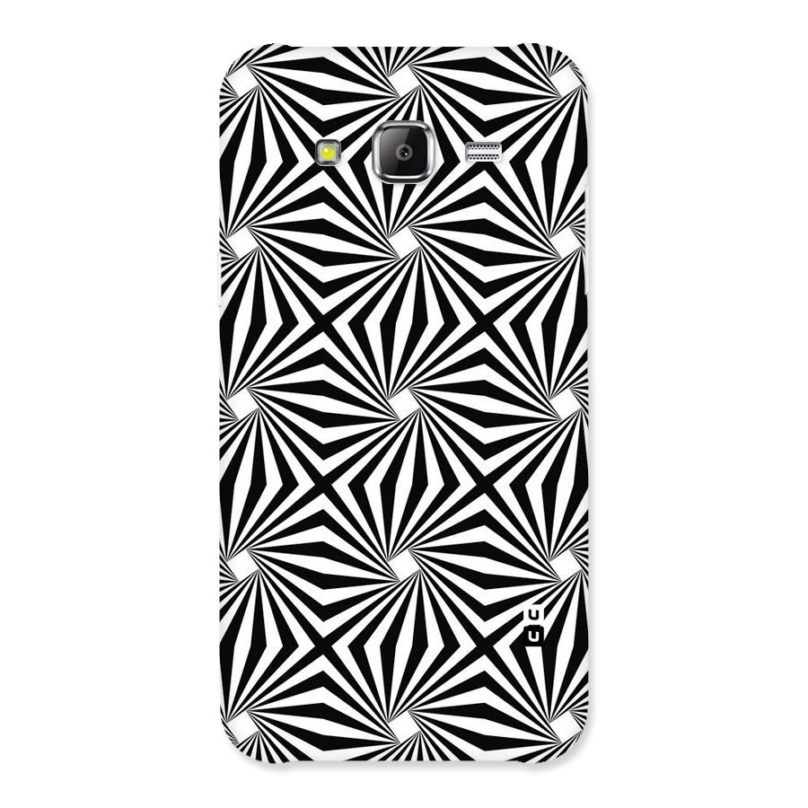 Monochromatic Swirls Back Case for Samsung Galaxy J2 Prime