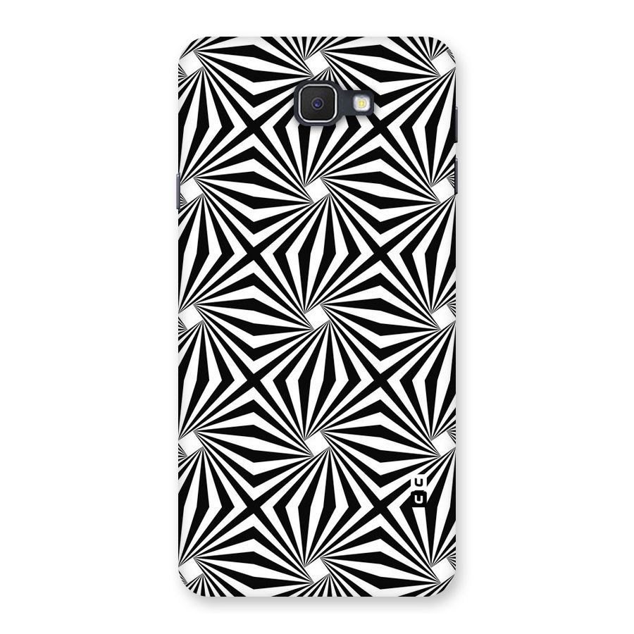 Monochromatic Swirls Back Case for Samsung Galaxy J7 Prime