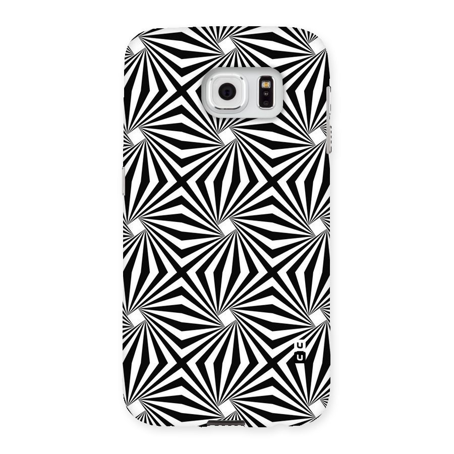 Monochromatic Swirls Back Case for Samsung Galaxy S6
