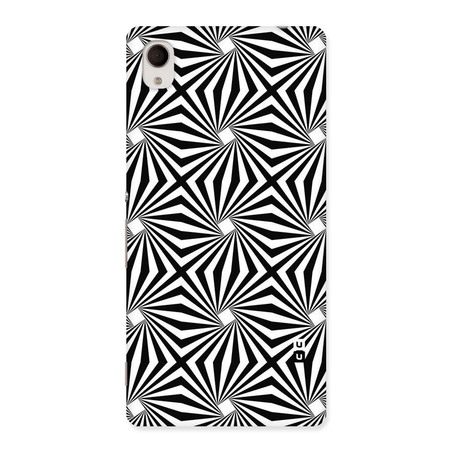 Monochromatic Swirls Back Case for Sony Xperia M4