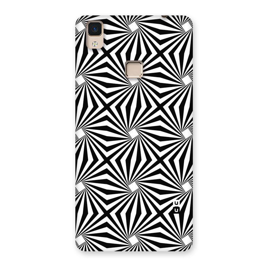 Monochromatic Swirls Back Case for V3 Max