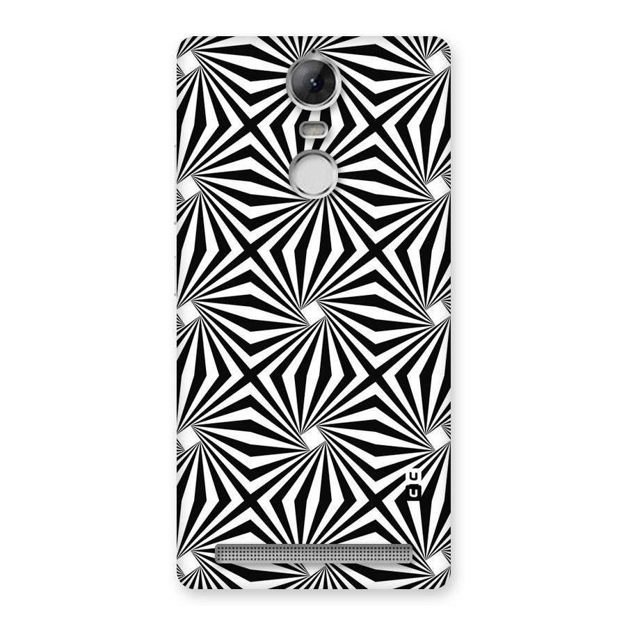 Monochromatic Swirls Back Case for Vibe K5 Note