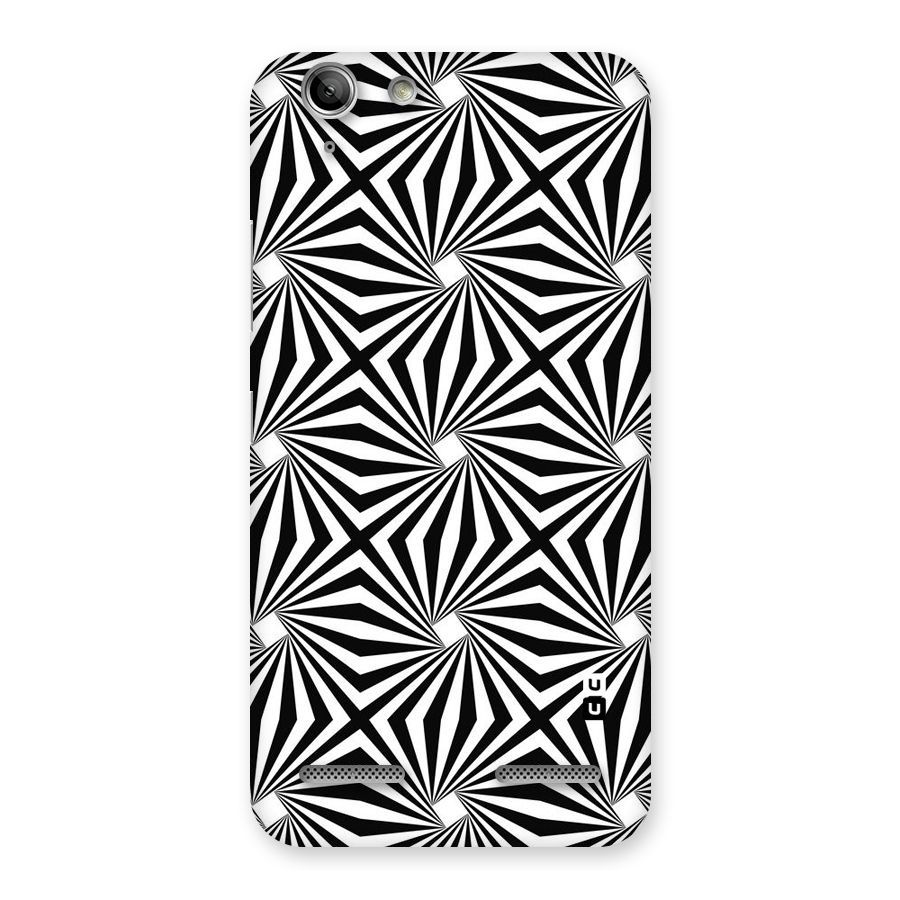 Monochromatic Swirls Back Case for Vibe K5 Plus