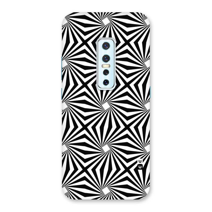 Monochromatic Swirls Back Case for Vivo V17 Pro