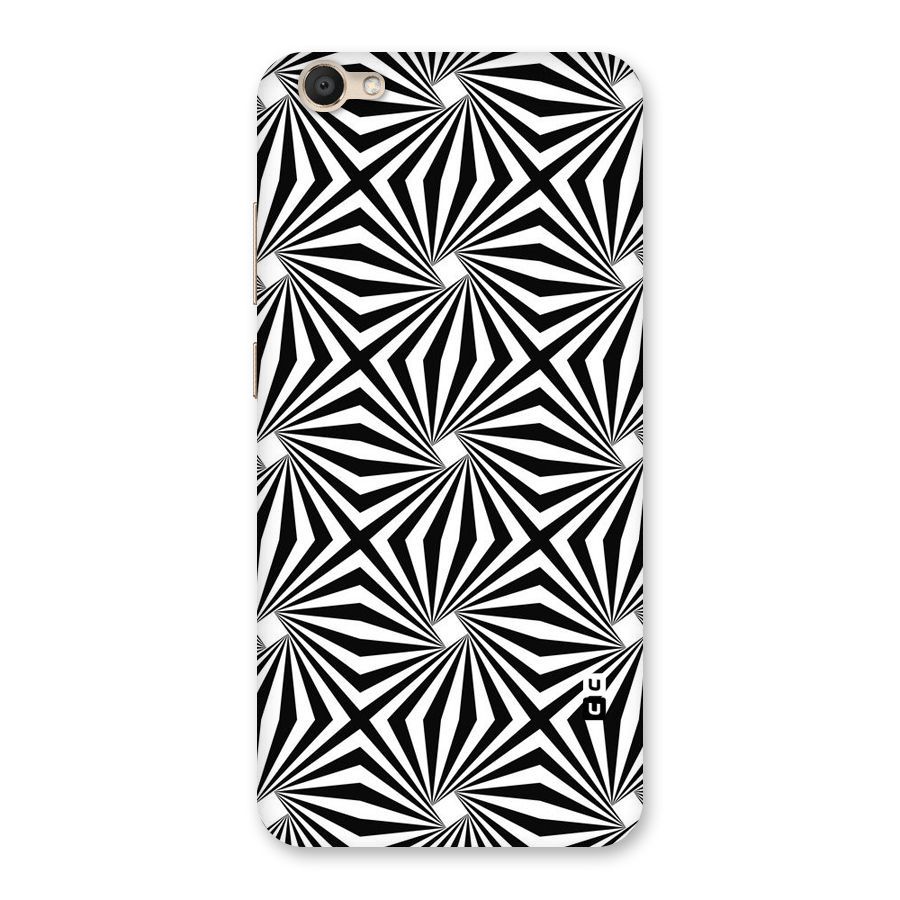 Monochromatic Swirls Back Case for Vivo V5