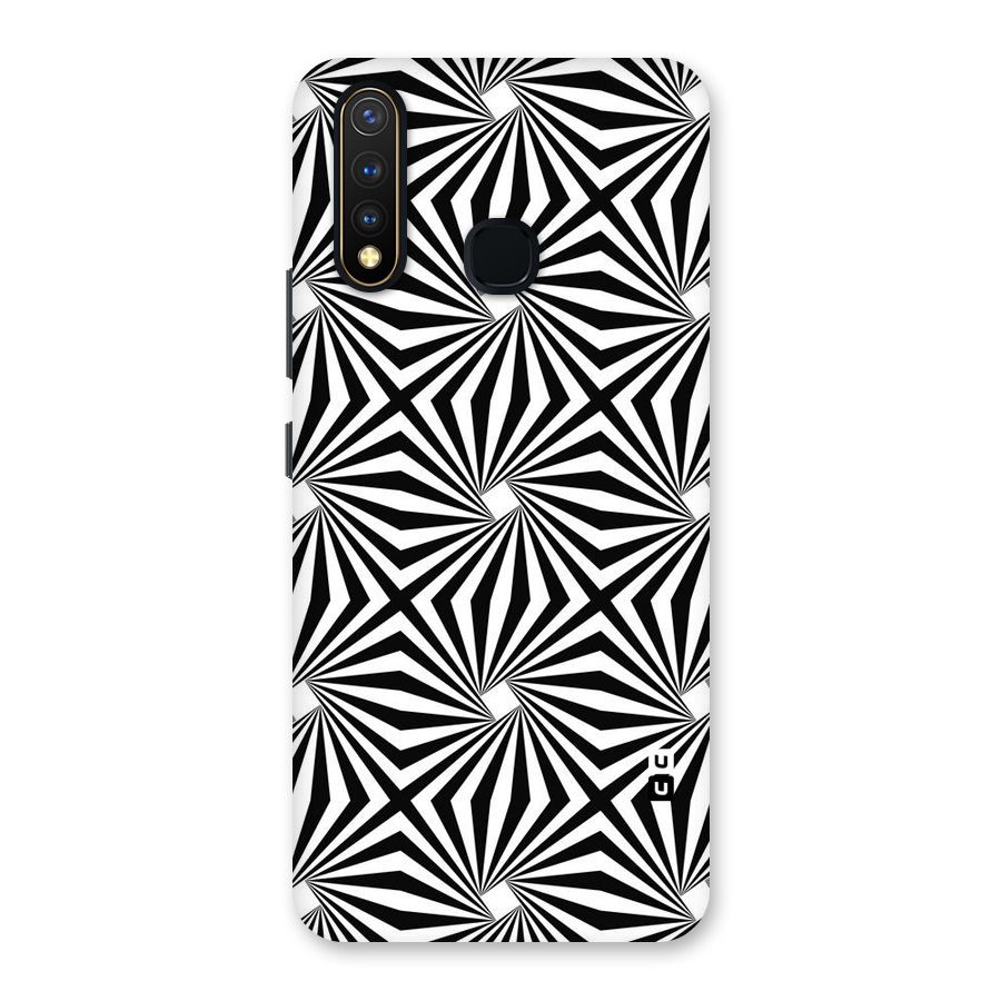 Monochromatic Swirls Back Case for Vivo Y19