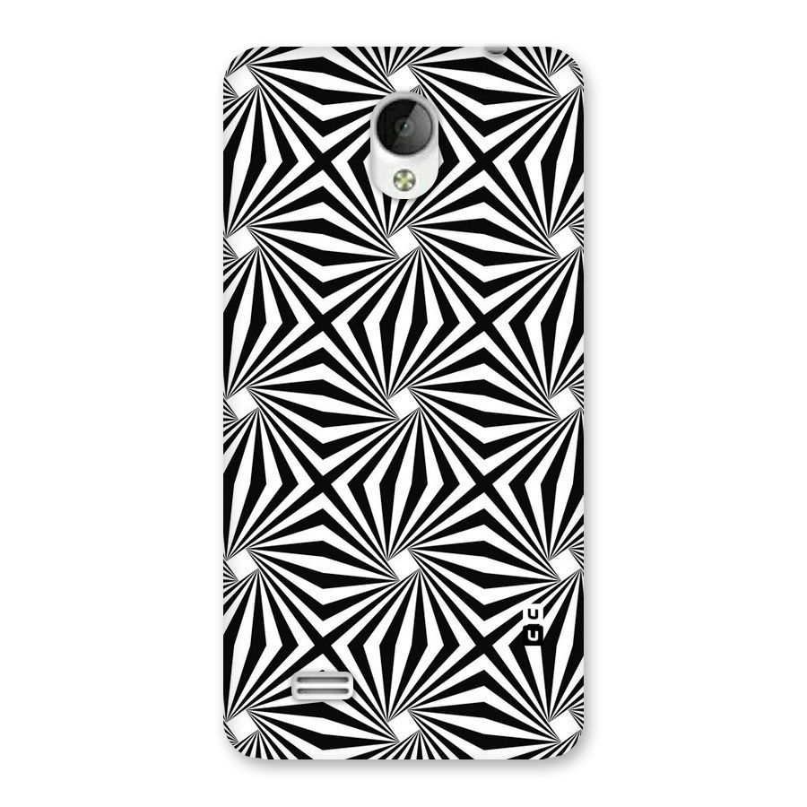Monochromatic Swirls Back Case for Vivo Y21