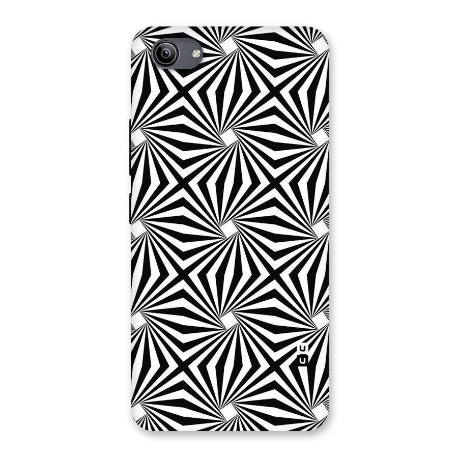 Monochromatic Swirls Back Case for Vivo Y81i