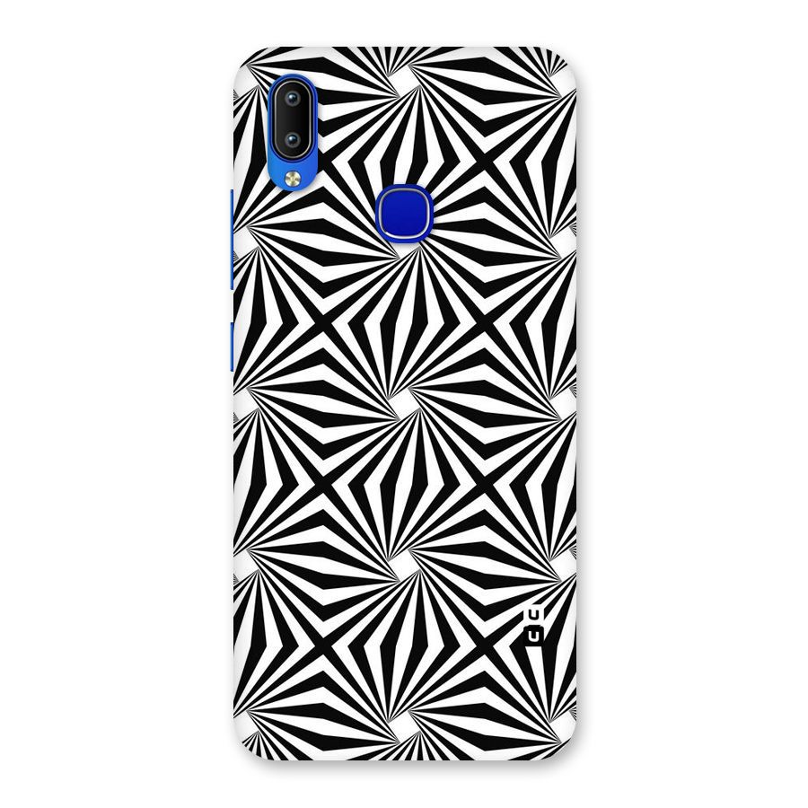 Monochromatic Swirls Back Case for Vivo Y91