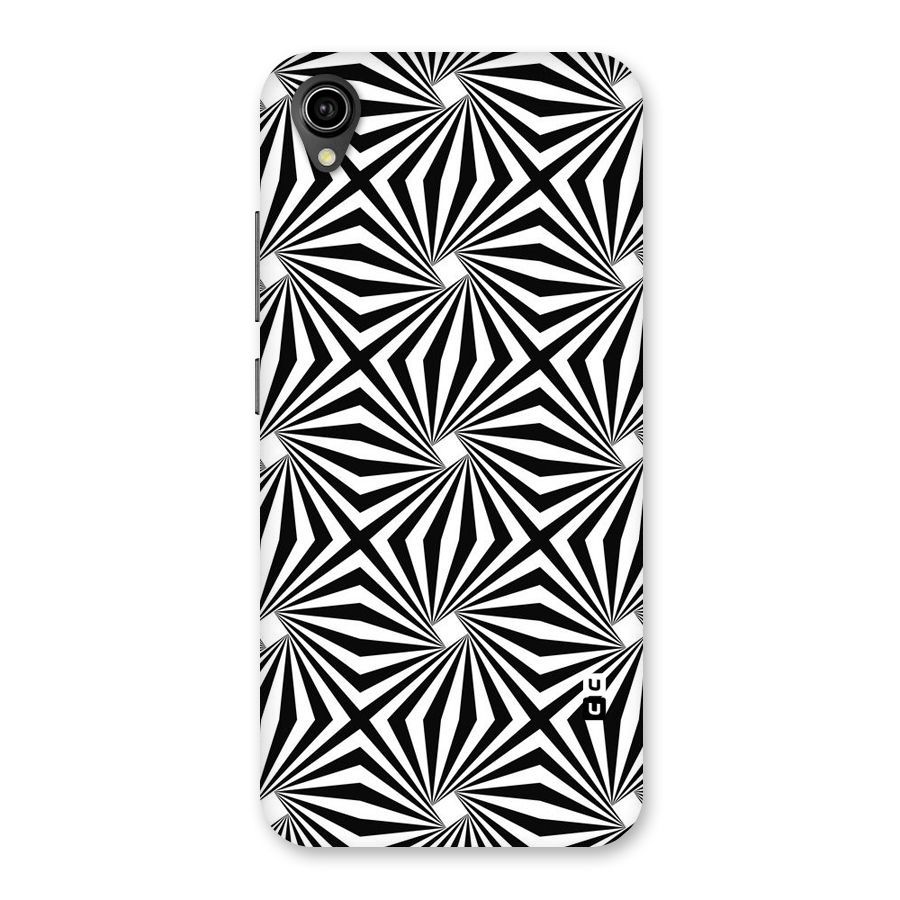 Monochromatic Swirls Back Case for Vivo Y91i