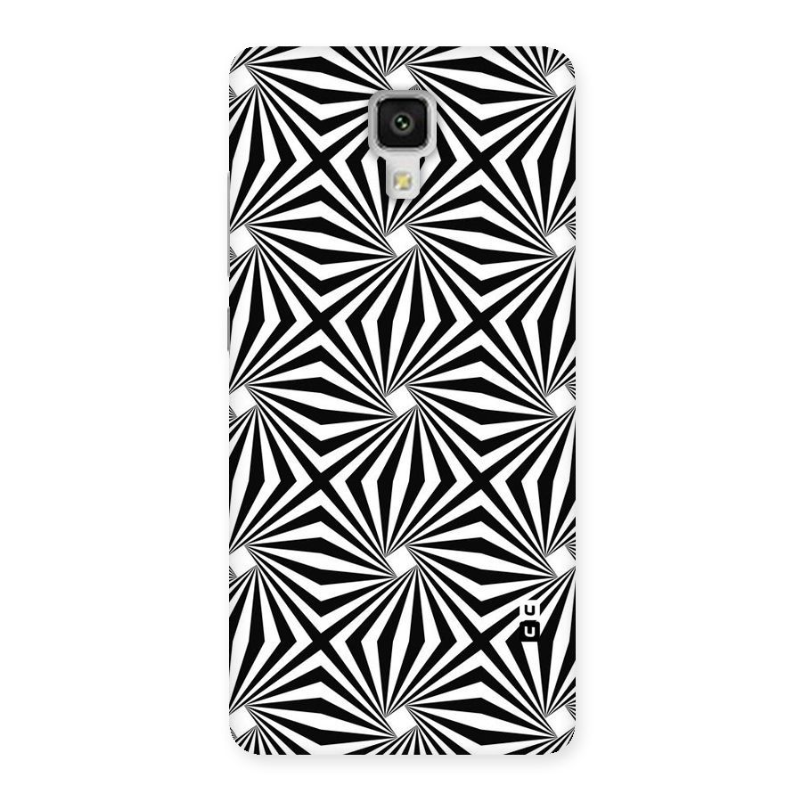 Monochromatic Swirls Back Case for Xiaomi Mi 4