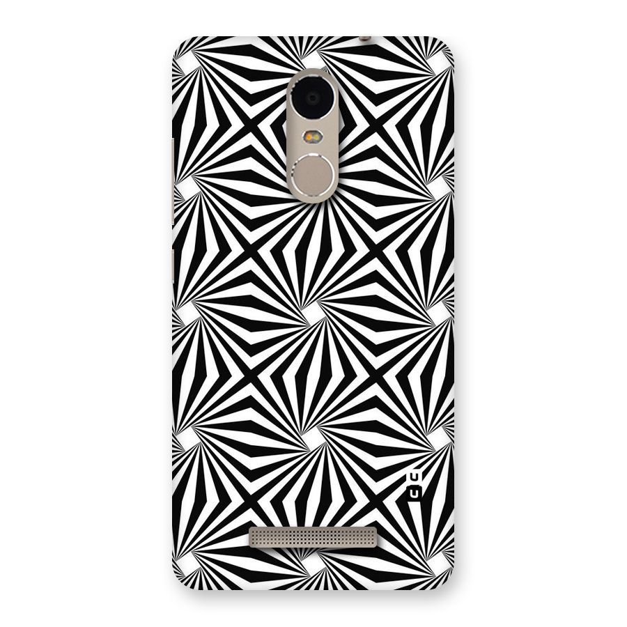 Monochromatic Swirls Back Case for Xiaomi Redmi Note 3