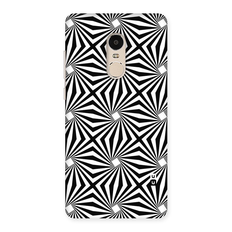 Monochromatic Swirls Back Case for Xiaomi Redmi Note 4