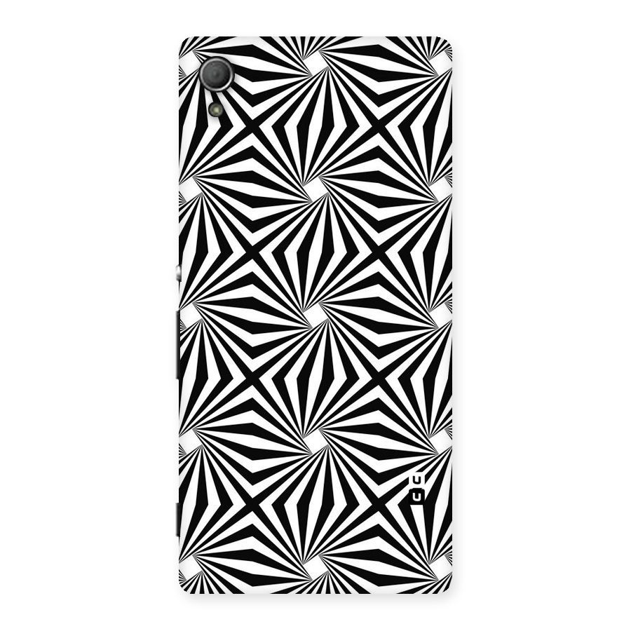 Monochromatic Swirls Back Case for Xperia Z3 Plus