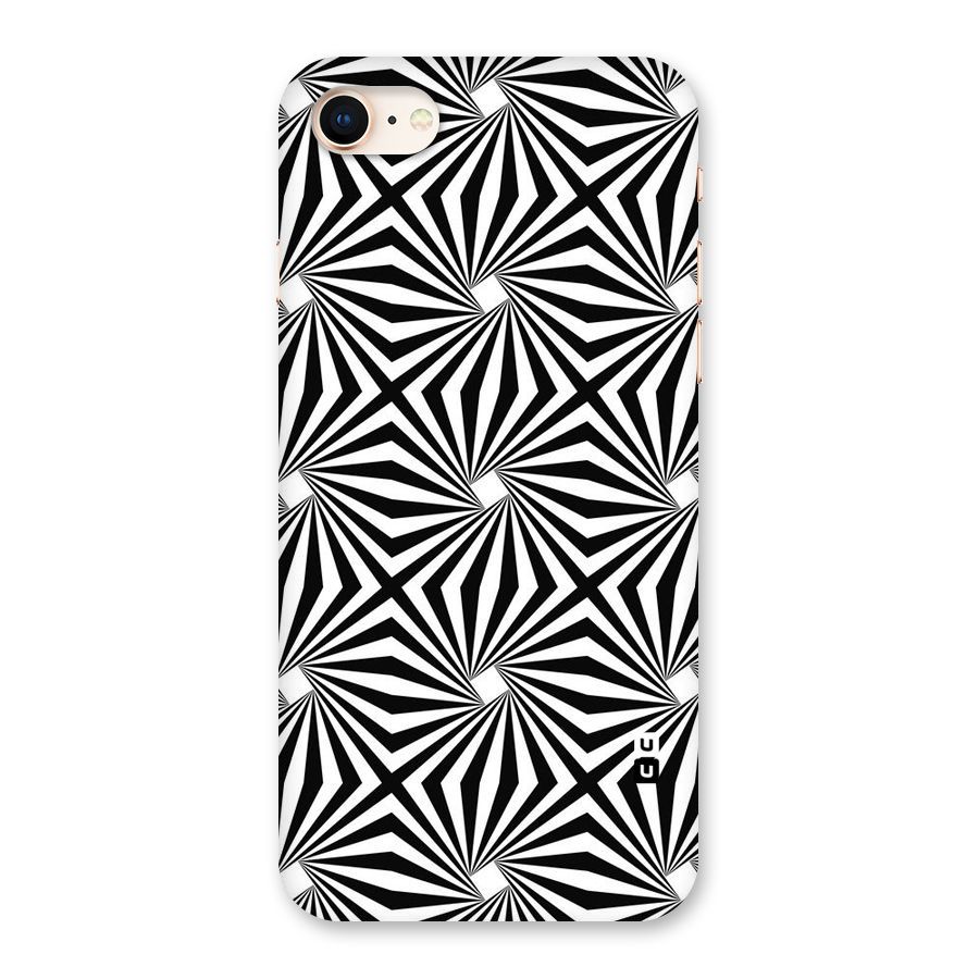 Monochromatic Swirls Back Case for iPhone 8