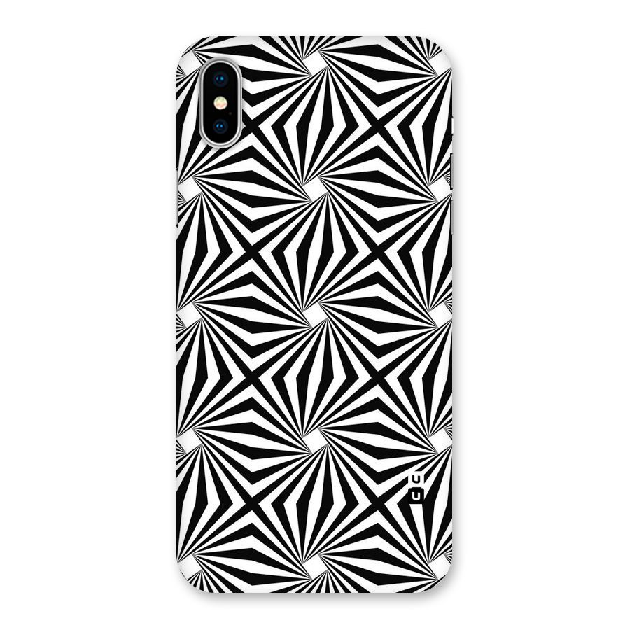 Monochromatic Swirls Back Case for iPhone XS