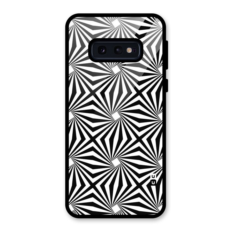 Monochromatic Swirls Glass Back Case for Galaxy S10e