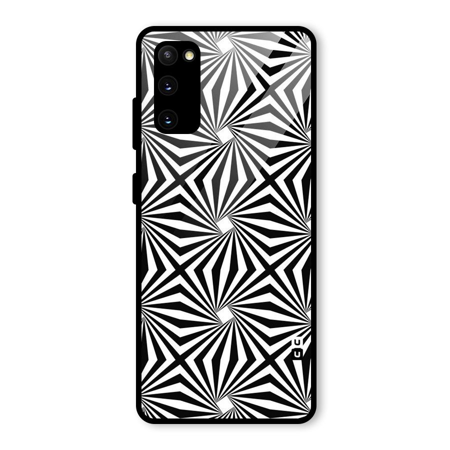 Monochromatic Swirls Glass Back Case for Galaxy S20 FE 5G