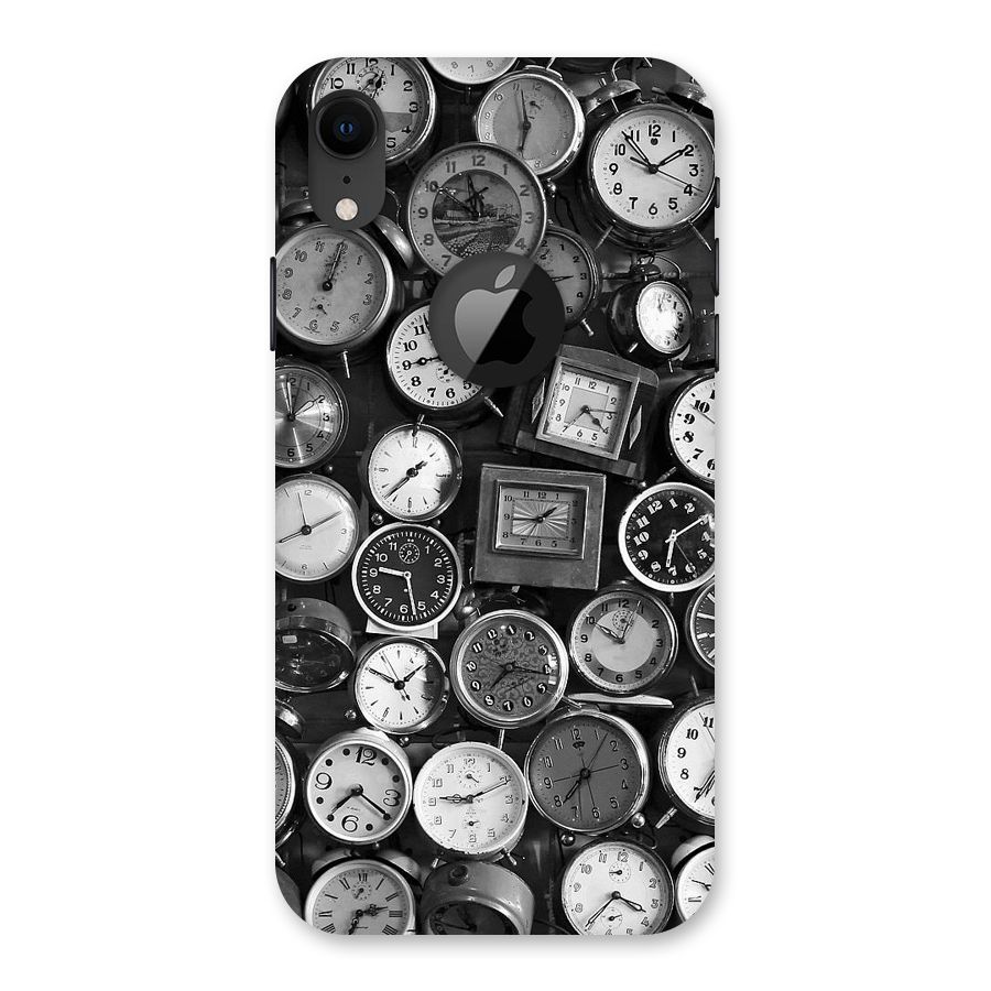 Monochrome Collection Back Case for iPhone XR Logo Cut