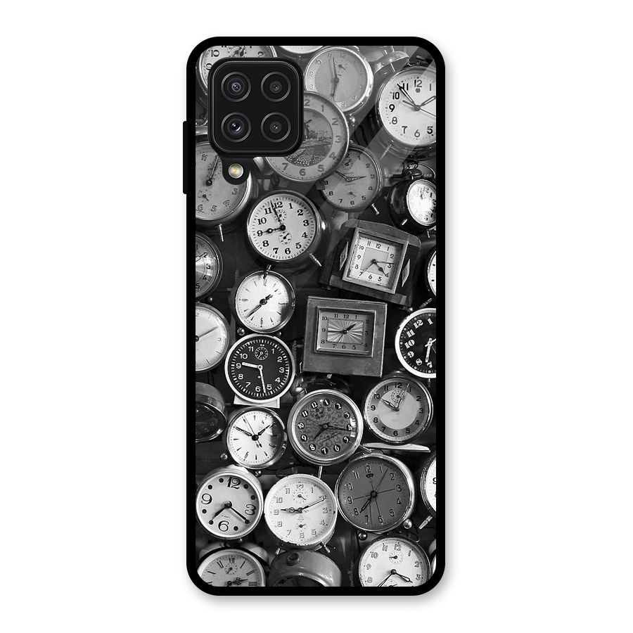 Monochrome Collection Glass Back Case for Galaxy A22 4G