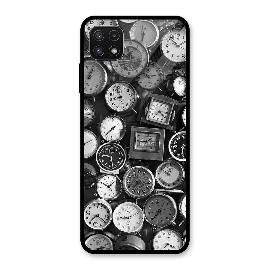 Monochrome Collection Glass Back Case for Galaxy A22 5G