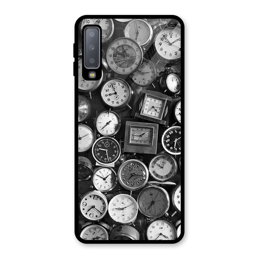 Monochrome Collection Glass Back Case for Galaxy A7 (2018)