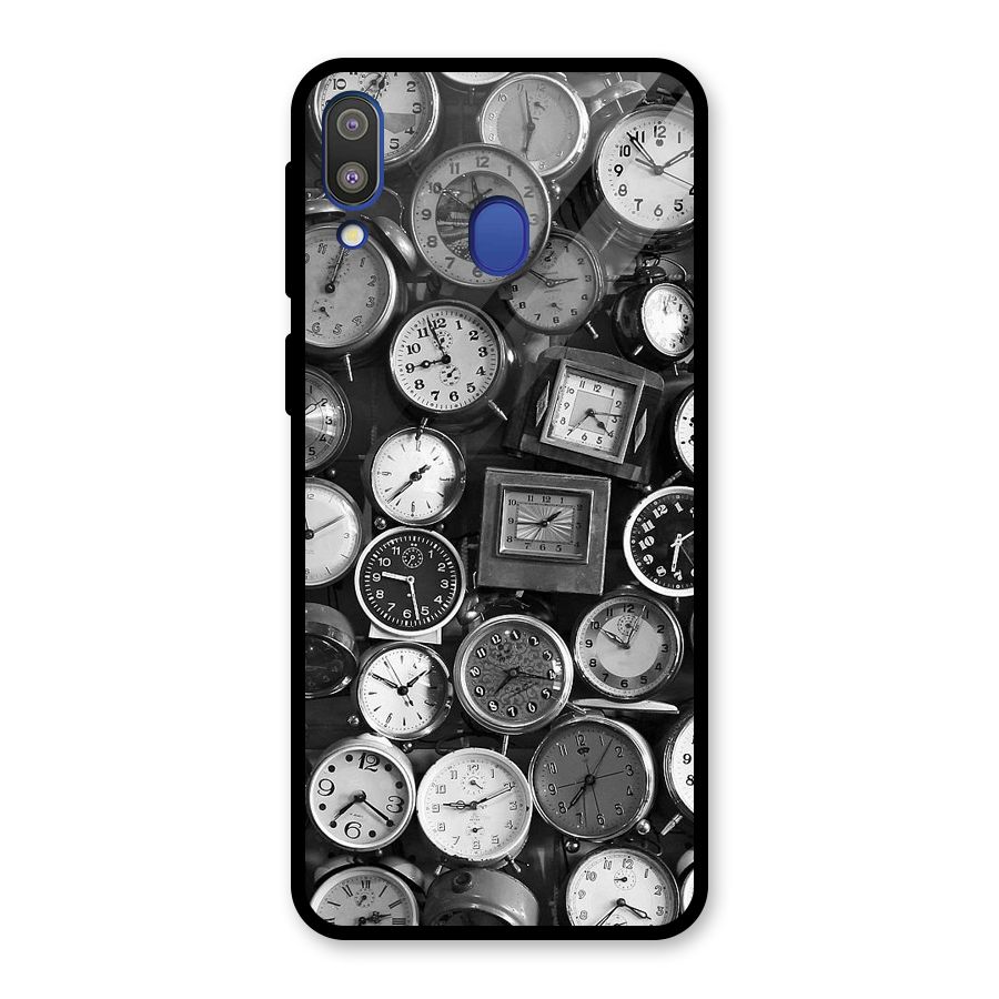 Monochrome Collection Glass Back Case for Galaxy M20