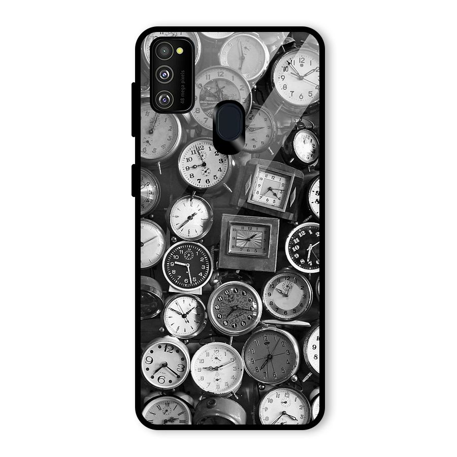 Monochrome Collection Glass Back Case for Galaxy M30s