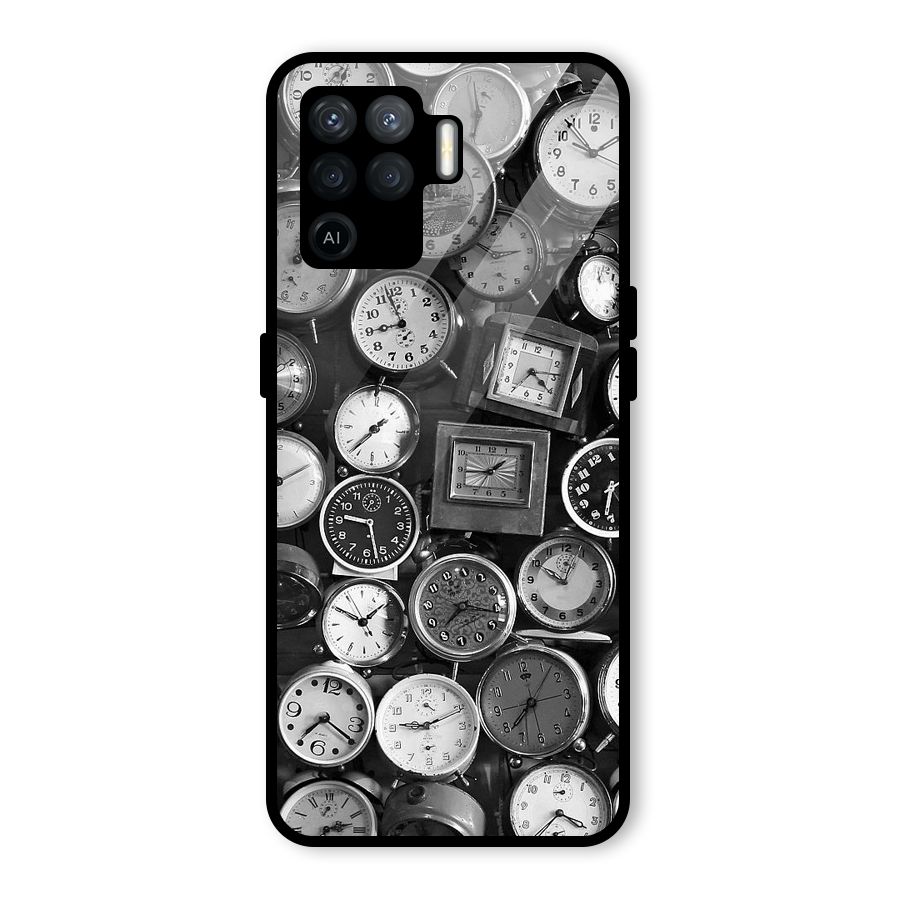 Monochrome Collection Glass Back Case for Oppo F19 Pro