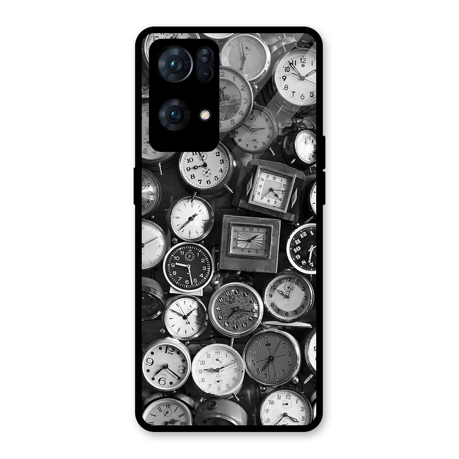 Monochrome Collection Glass Back Case for Oppo Reno7 Pro 5G