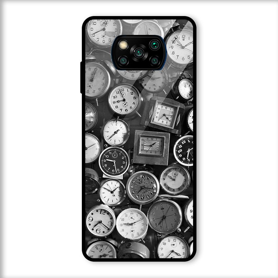 Monochrome Collection Glass Back Case for Poco X3