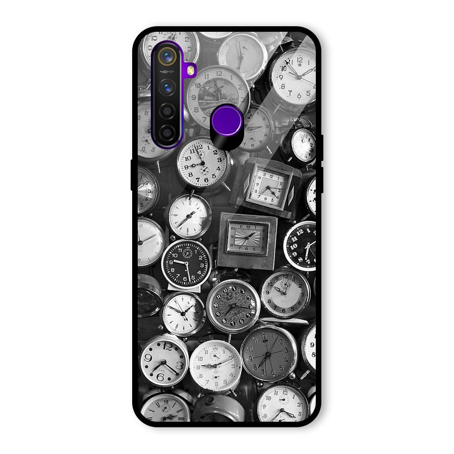 Monochrome Collection Glass Back Case for Realme 5 Pro