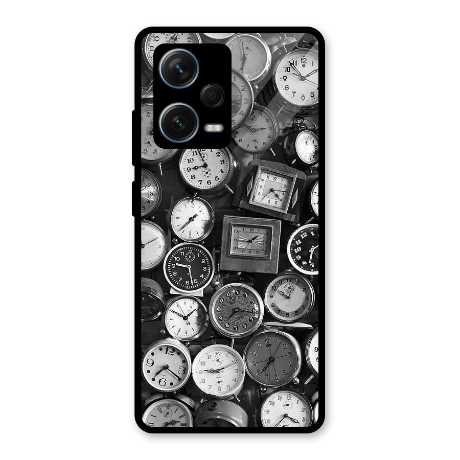 Monochrome Collection Glass Back Case for Redmi Note 12 Pro Plus 5G