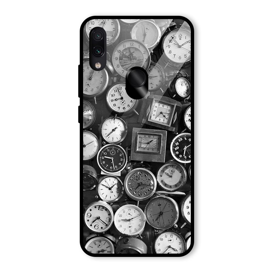 Monochrome Collection Glass Back Case for Redmi Note 7 Pro