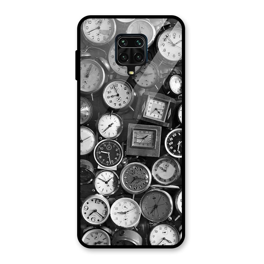 Monochrome Collection Glass Back Case for Redmi Note 9 Pro