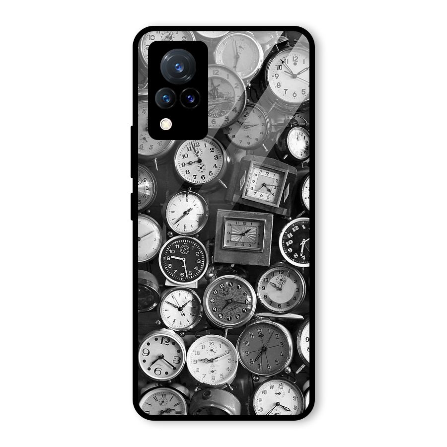 Monochrome Collection Glass Back Case for Vivo V21 5G