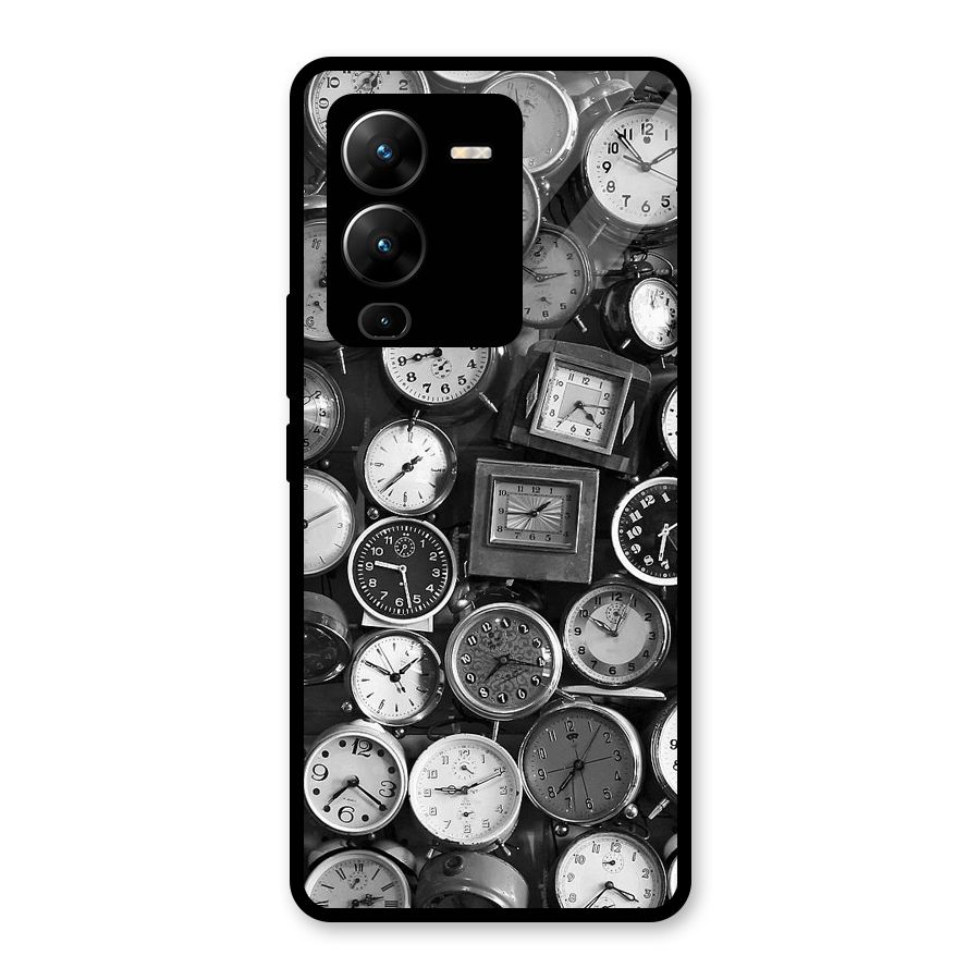Monochrome Collection Glass Back Case for Vivo V25 Pro