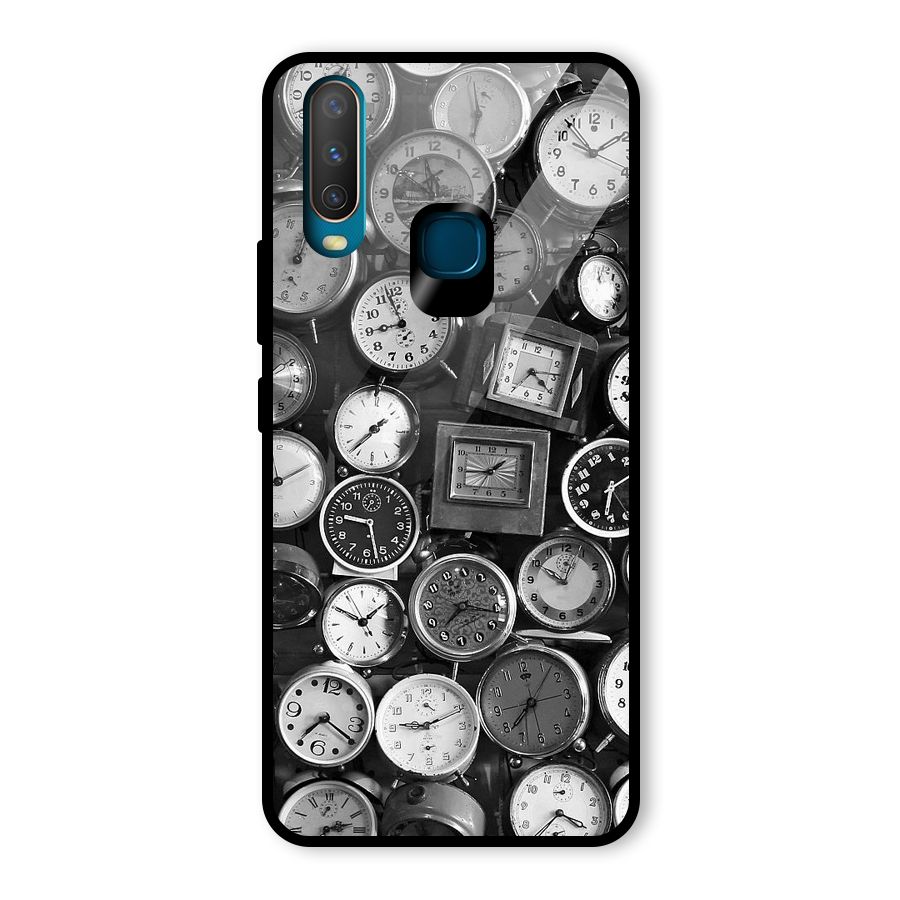 Monochrome Collection Glass Back Case for Vivo Y12