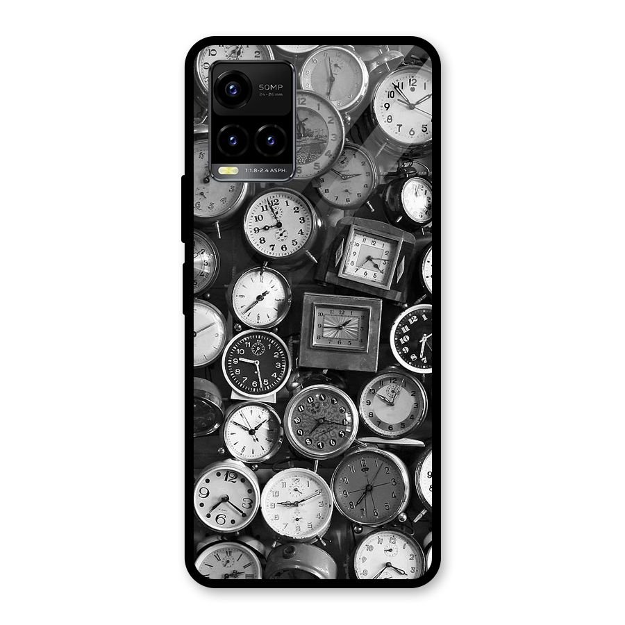 Monochrome Collection Glass Back Case for Vivo Y21A