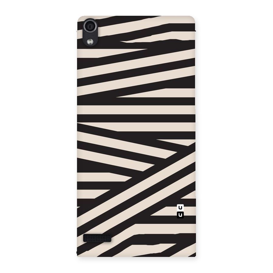Monochrome Lines Back Case for Ascend P6