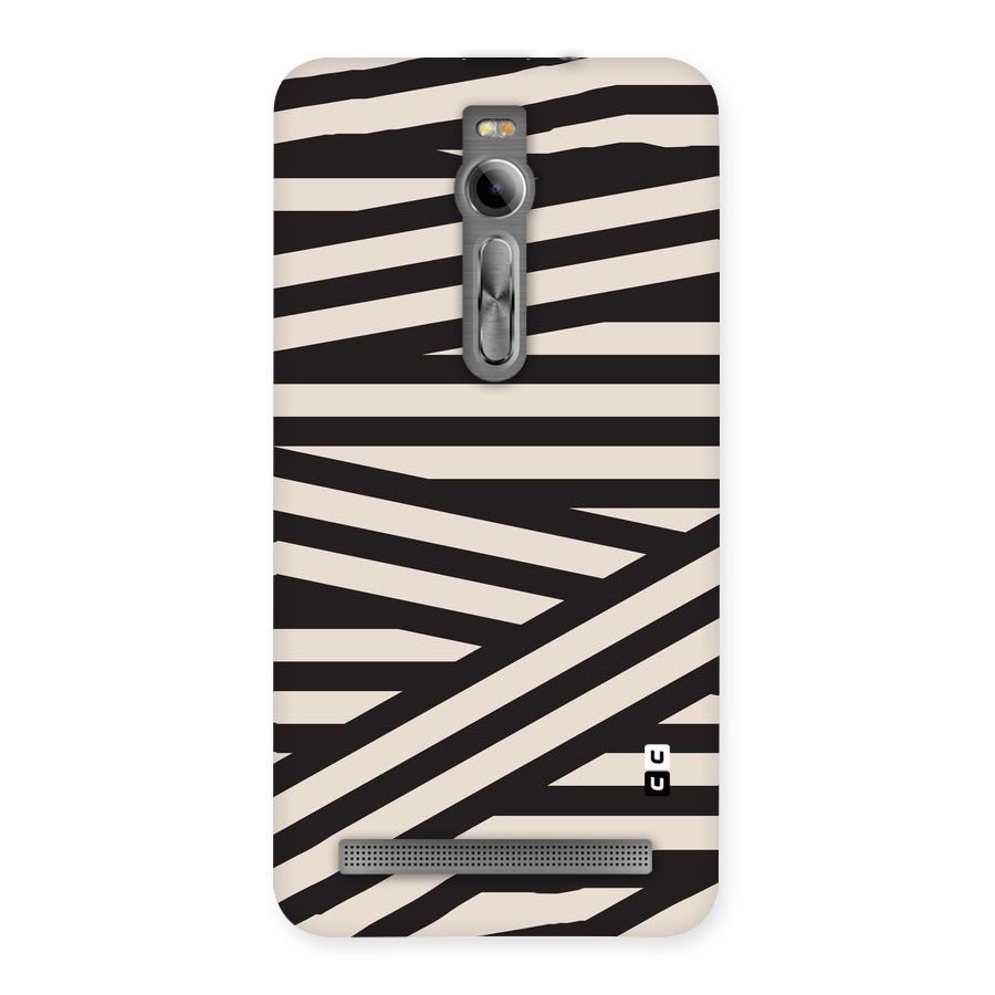 Monochrome Lines Back Case for Asus Zenfone 2